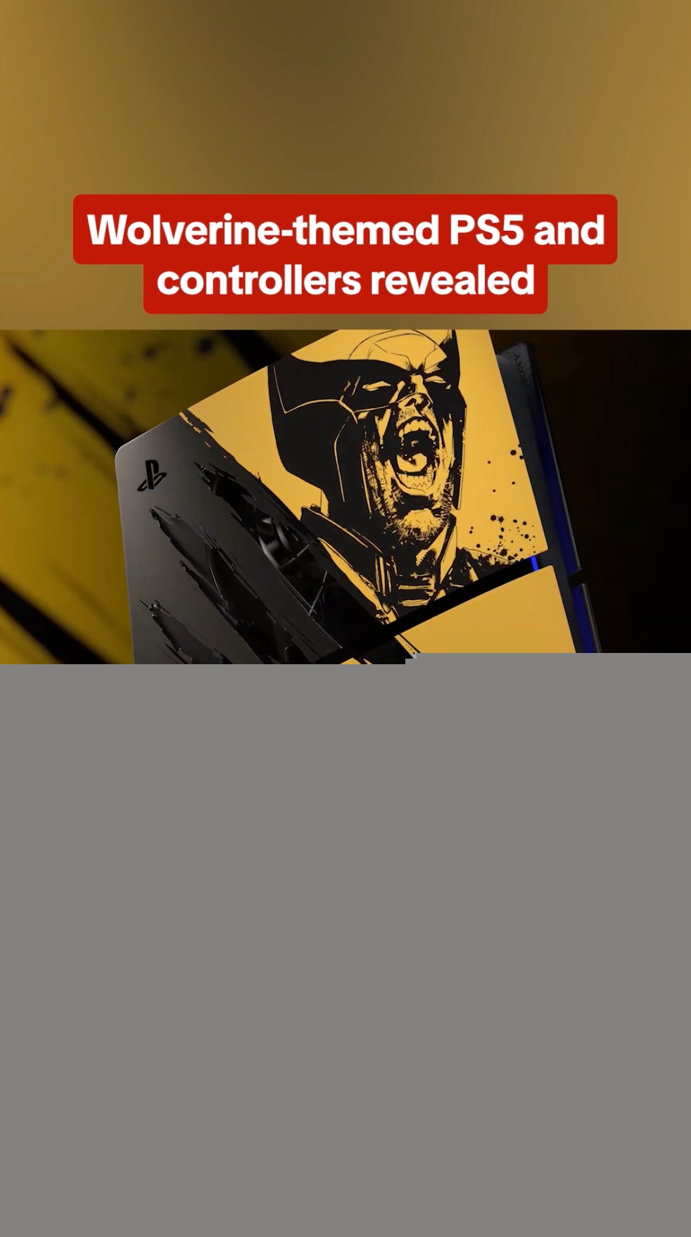 Wolverine-Themed PS5 Console Covers and Controllers Revealed
