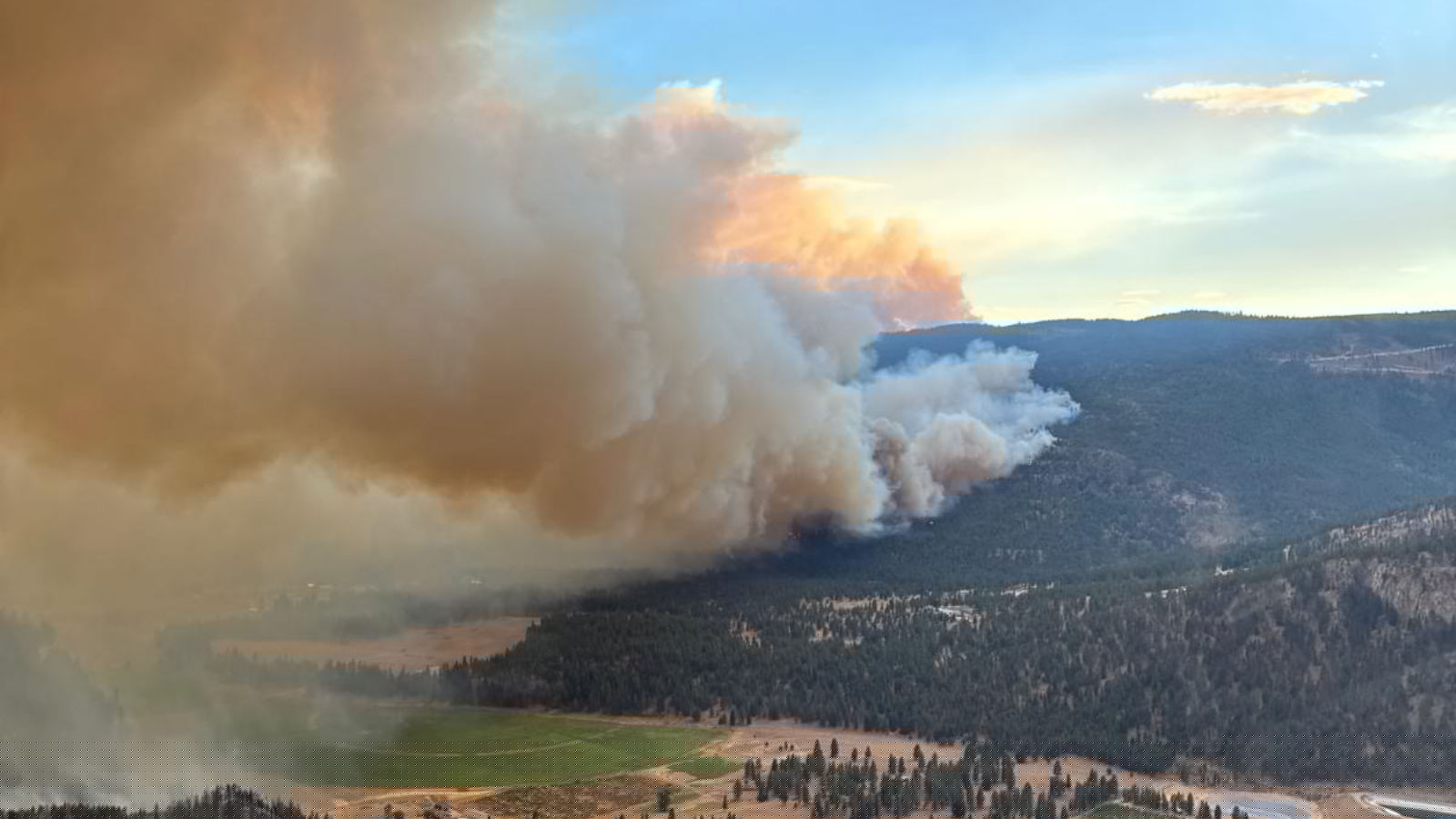 Clearer skies fuel increased activity at Bald Range wildfire