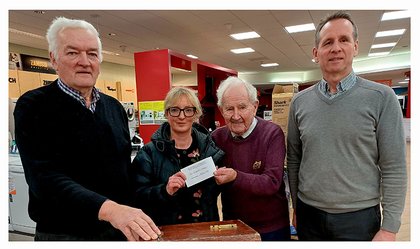 An Ríocht AC 50/50 Draw Cheques go to New Jersey and Upper Main Street