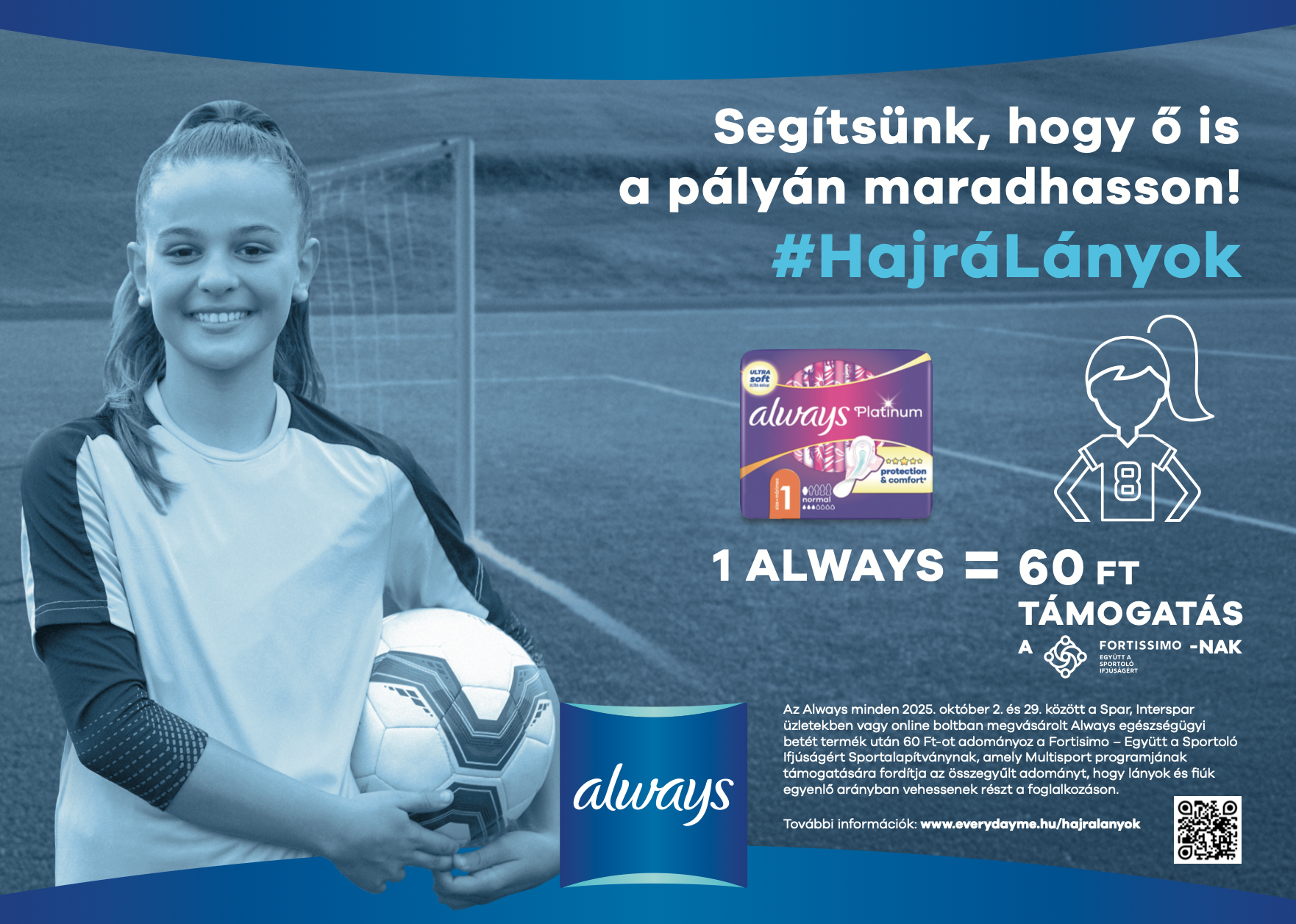 Összefogás a serdülő lányok sportban tartásáért