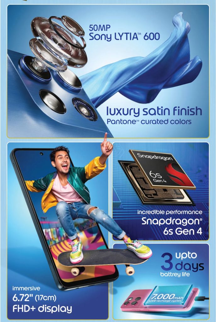 moto g max with 6.72″ FHD+ display, Snapdragon 6s Gen 4, 7000mAh battery launching in India on August 14