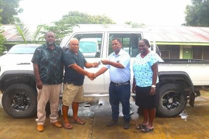 Kilu'ufi Hospital Receives New Vehicle