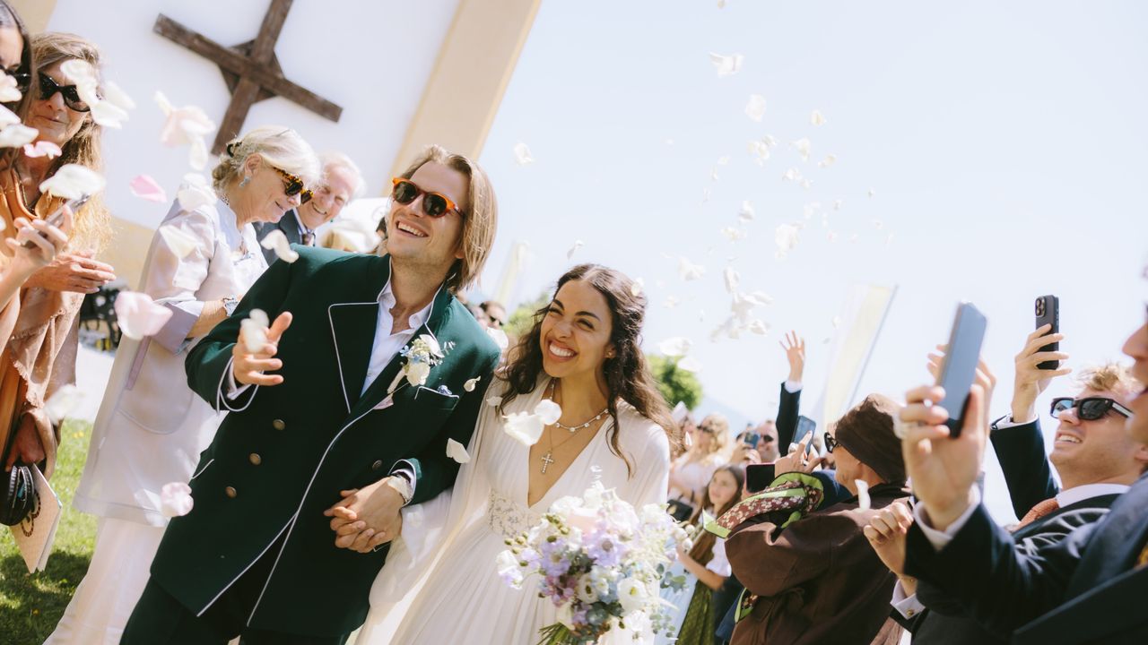 The Bride Wore Alexander McQueen—and a Dirndl—For Her Austrian Wedding Upon Lake Fuschl