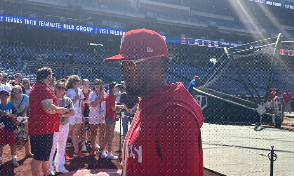 New-look Phillies have big day with strong debut from Luis Arraez, busy game in right field for Bryce Harper
