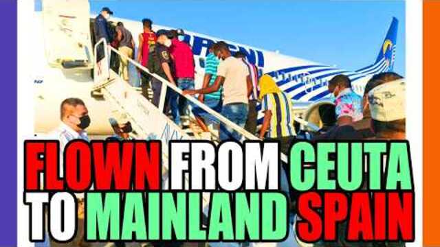 Cueta Invaders Being Flown To Mainland Spain | Frank's Show Clips