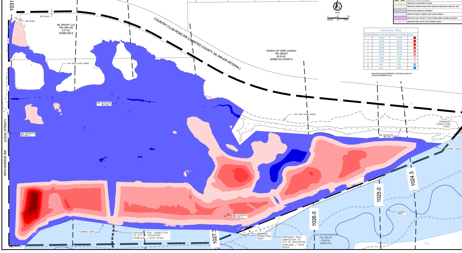 Rochester commission backs plan to elevate former golf course land