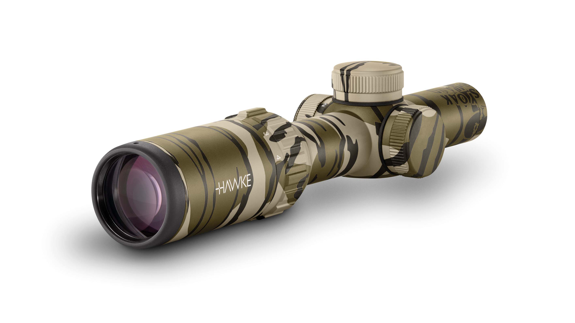 New for 2026: Hawke Optics Vantage IR 1-4x20mm in Mossy Oak Bottomland