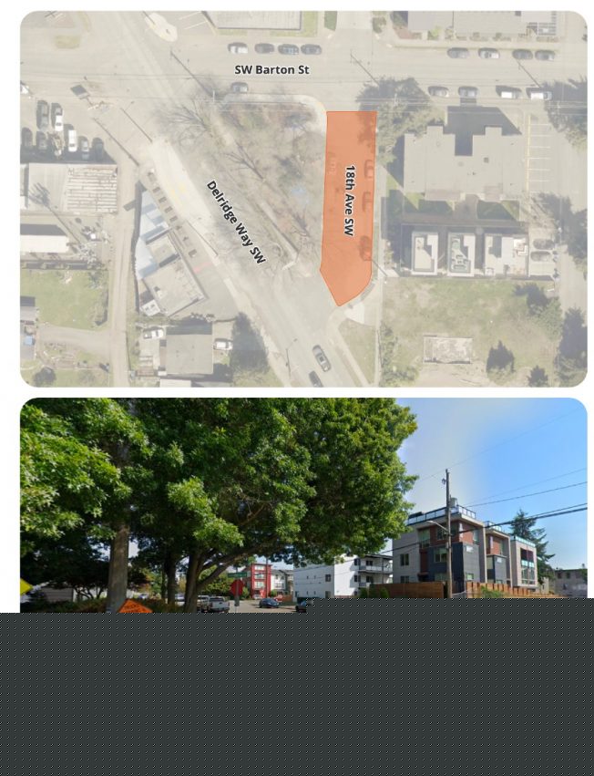 Next steps for West Seattle’s other ‘Pedestrian Street’ plan, Delridge Triangle
