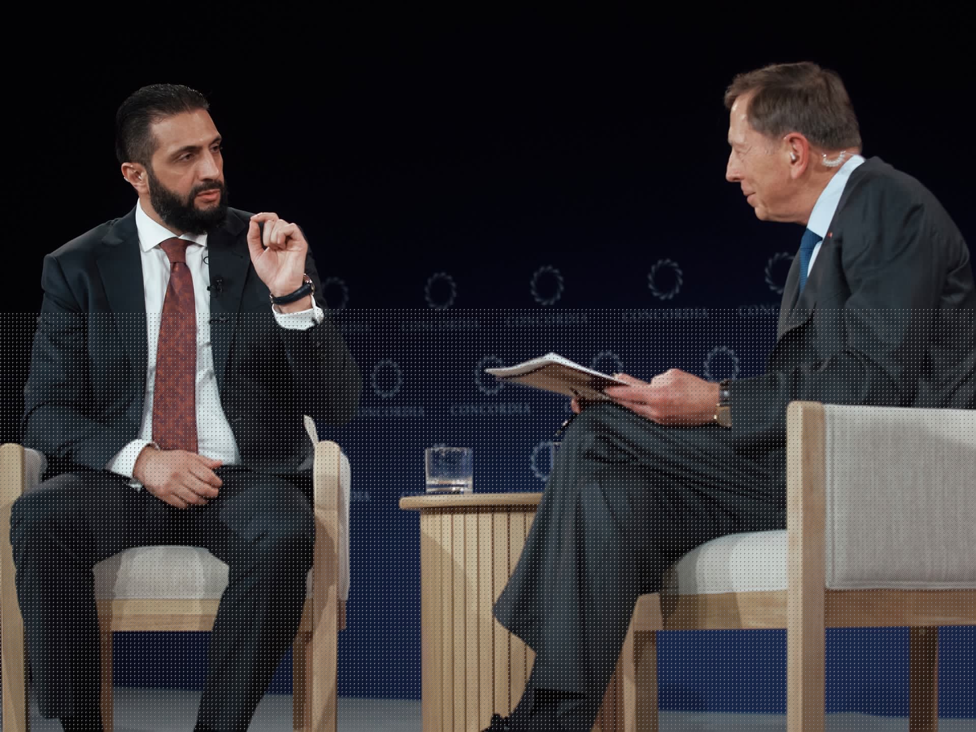 Syrian President al-Sharaa sits down with US general who arrested him