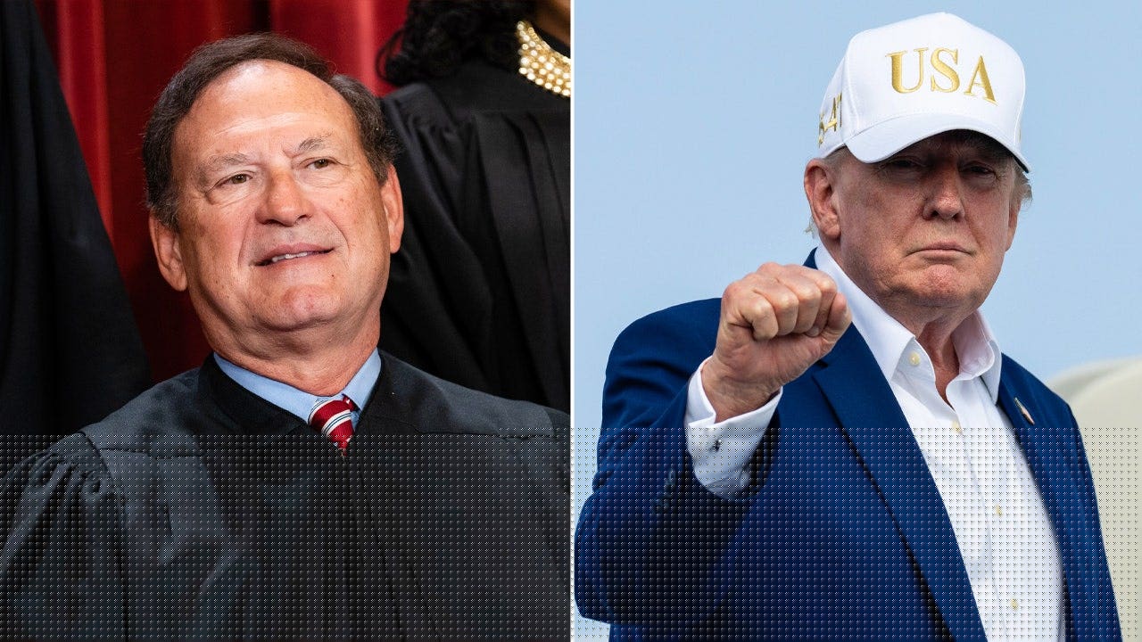 Trump cheers Alito staying for another Supreme Court term: 'One of the greatest of all time'