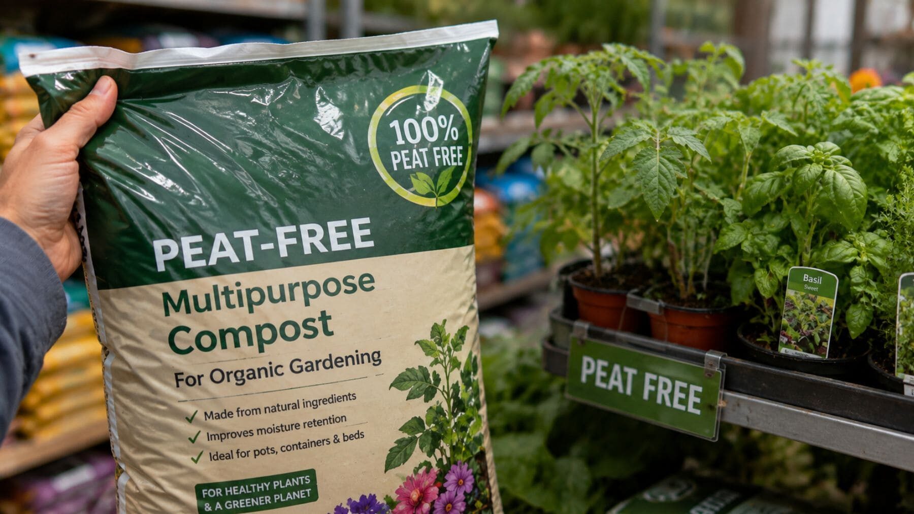 Parece una simple bolsa de tierra para las plantas, pero los expertos avisan: utilizar turba en el jardín puede liberar enormes cantidades de carbono