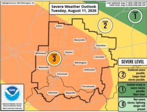 Strong Storms Possible; Flood Watch Issued Through Wednesday Morning