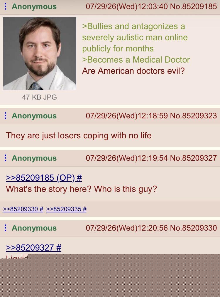 Greentext Stories - Anon questions liquid doctors | /r/Greentext