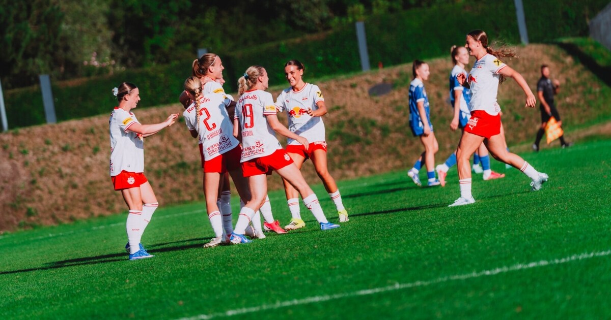 Frauen-Fußball-Liga - Salzburgerinnen gewinnen auch ihr zweites Match
