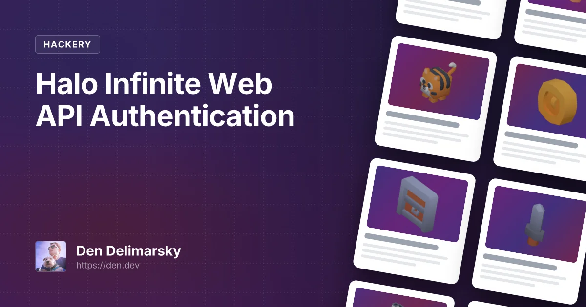 Halo Infinite Web API Authentication