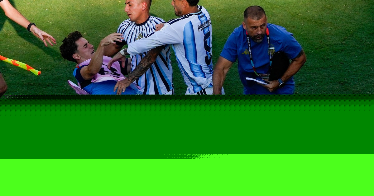 FIFA hits Argentina with World Cup charges for scuffle, political banner