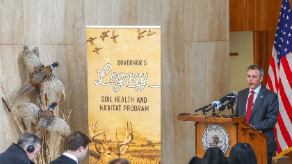 Gov. Armstrong unveils the Governor’s Legacy Soil Health and Habitat Program