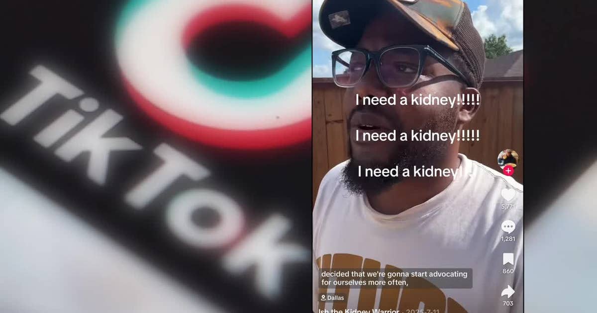 Viral TikTok helps Texas man find life-saving kidney donor