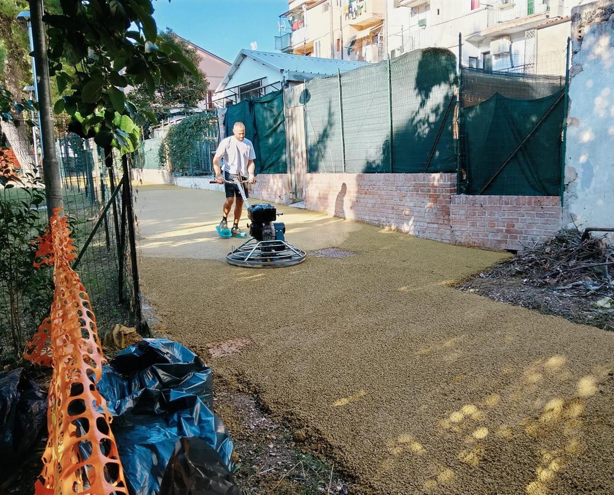 Parco Granita e ciclabile: si vede la luce