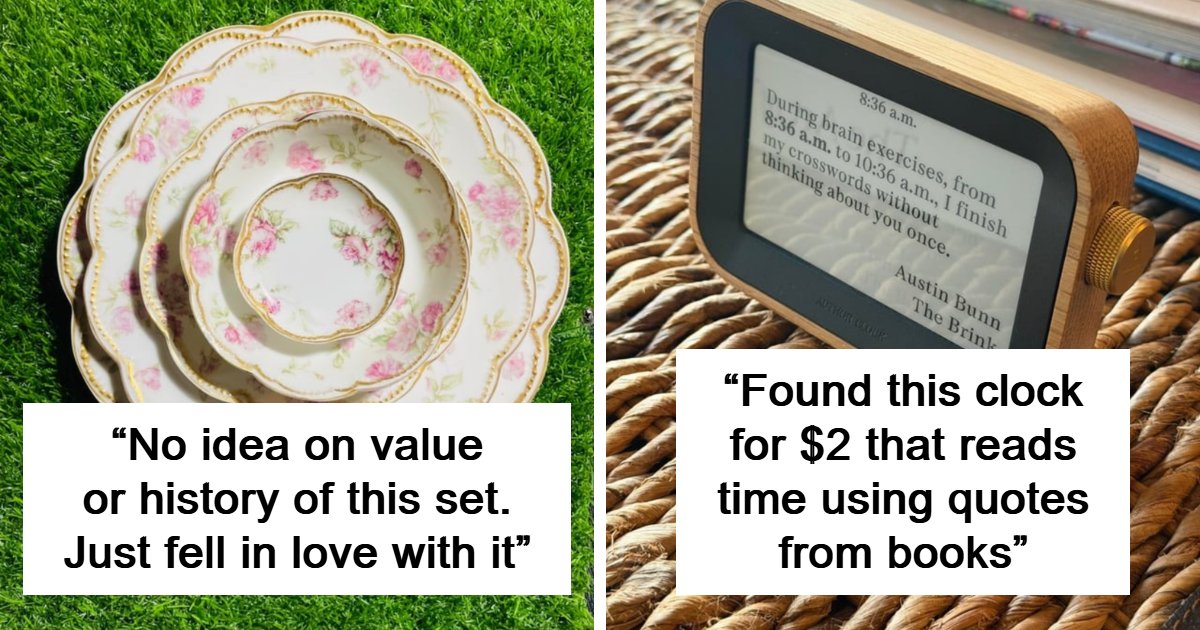“It Could Not Be Left Behind”: Thrift Stores Are Full Of Surprises And Here Are People’s Best Finds (New Pics)