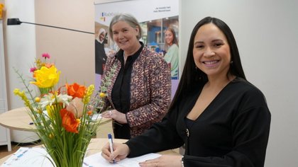 Aruba  a firma un acuerdo di colaboracion cu ROC Mondriaan Hulanda