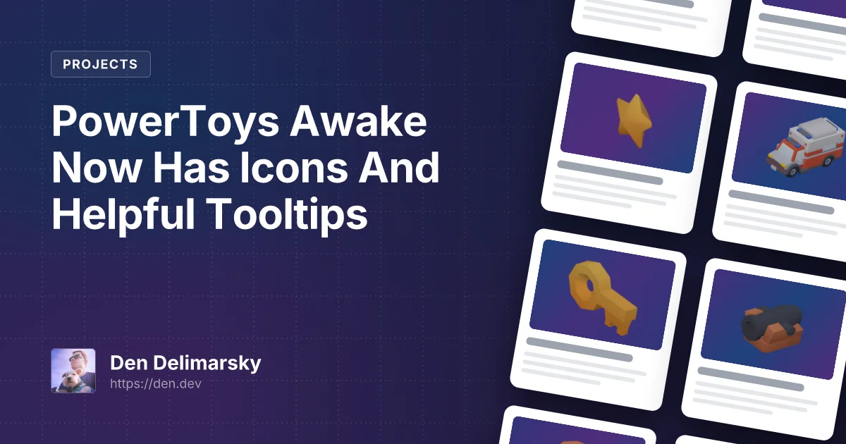 PowerToys Awake Now Has Icons And Helpful Tooltips