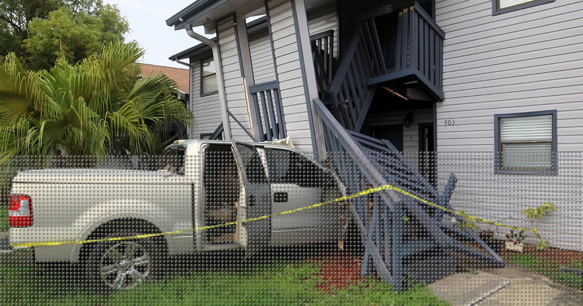 Two children hospitalized after car crashes into Hillsborough County apartment