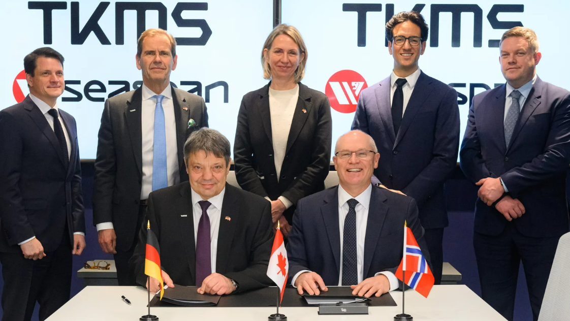 TKMS and Seaspan Shipyards team up on Canadian Patrol Submarine Project