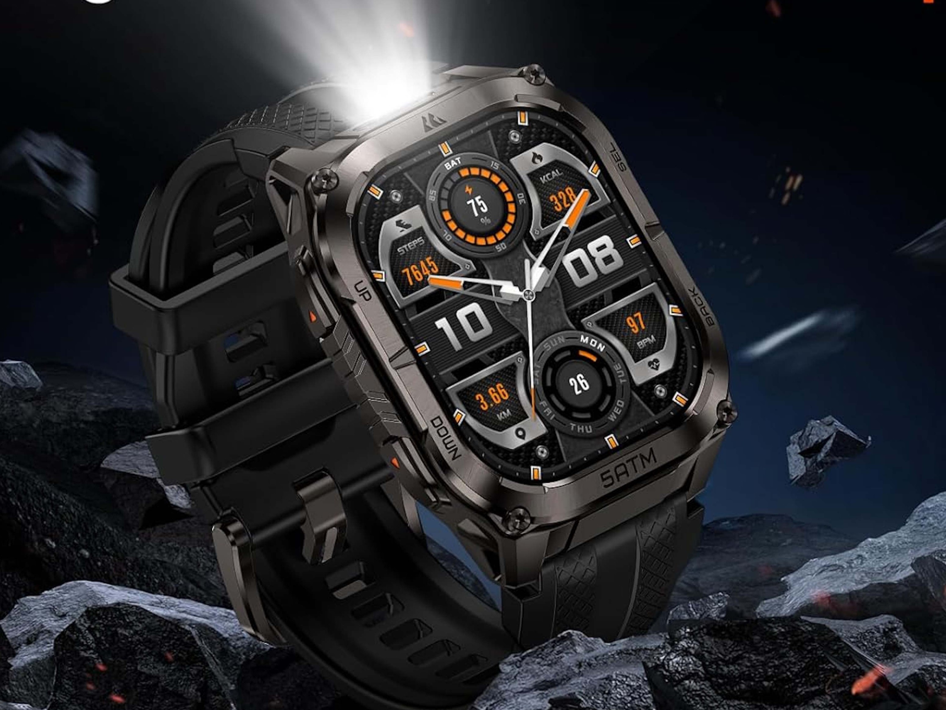 Tank M4C: Smartwatch launches with LED flashlight and walkie talkie feature