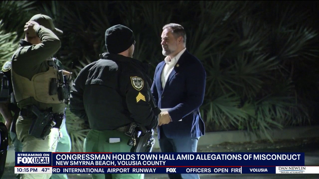 Contentious town hall draws criticism and support for Rep. Cory Mills