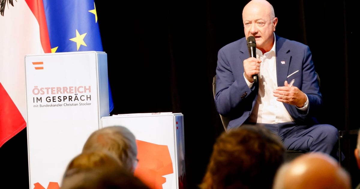 Diskussion mit Bürgern - Stocker in Graz: Zwei Stunden lang ein Wunderwuzzi
