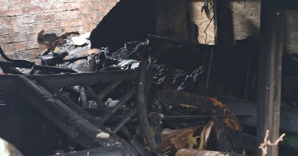 Police launch arson attack probe after devastating fire damages house and car