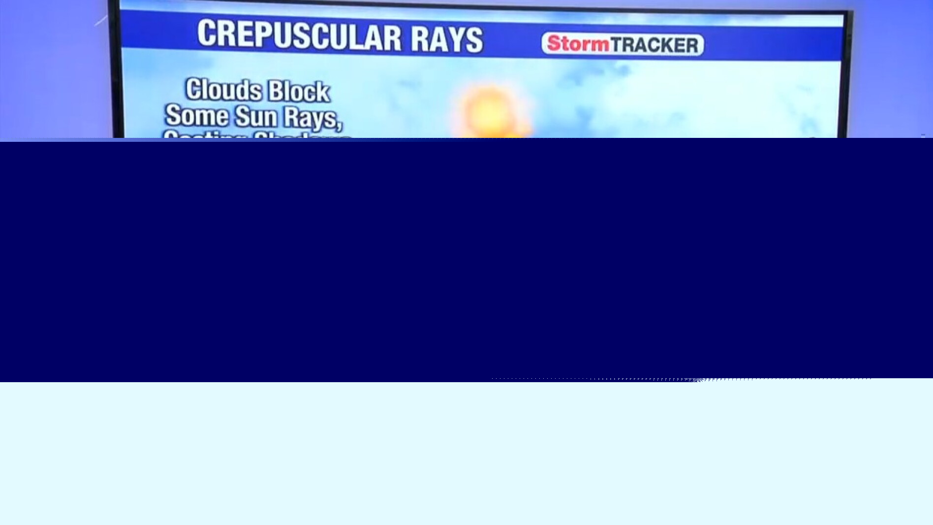 Weather Wednesday: Crepuscular Rays