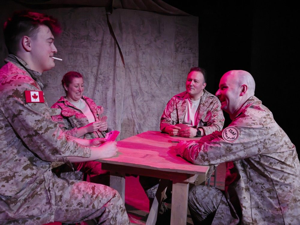 Local theatre duo brings This is War to Walterdale stage