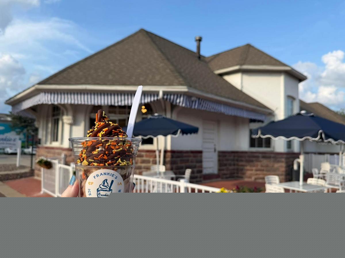 A New Ice Cream Parlor Has Opened in a Historic Cedar Valley Train Depot