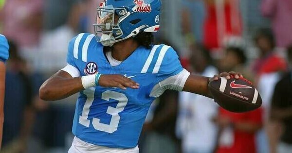 Report: No. 13 Ole Miss QB Austin Simmons doubtful vs. Tulane