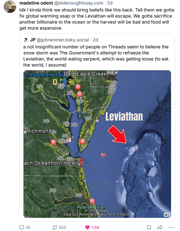 Leviathan Waking Up Near Virginia - Bringing it Back
