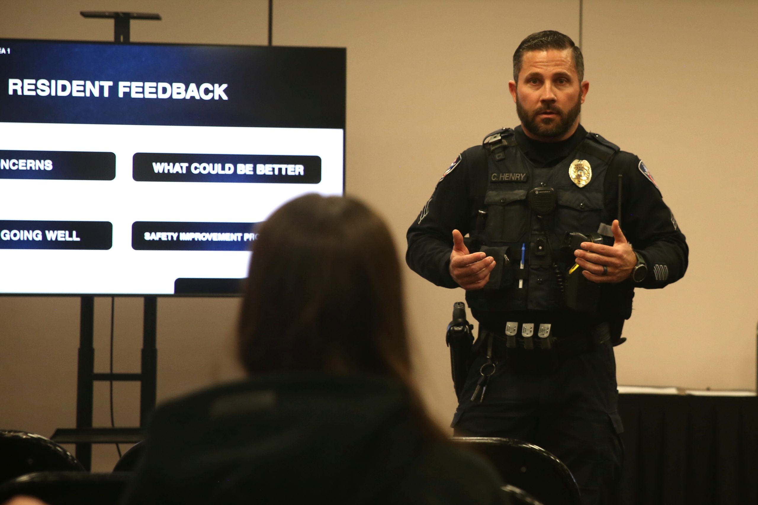 School zone traffic violations, retail thefts top concerns at public safety town hall