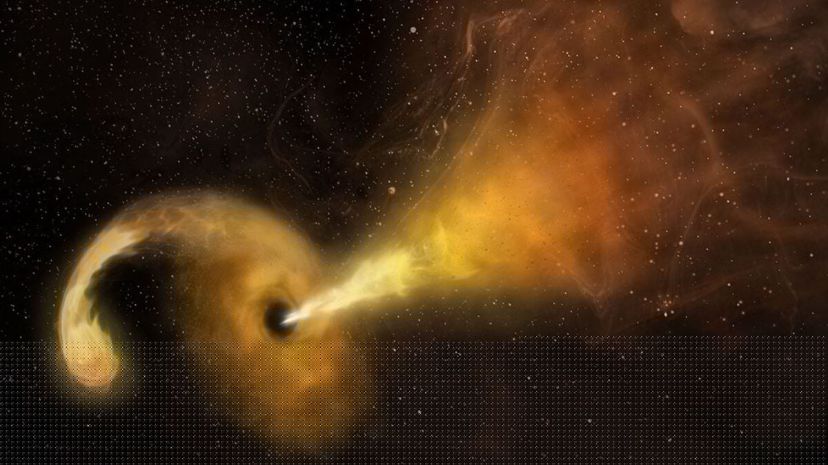 Astronomers Spotted a Wandering Black Hole at the Edge of Its Galaxy. Then It Found a Snack