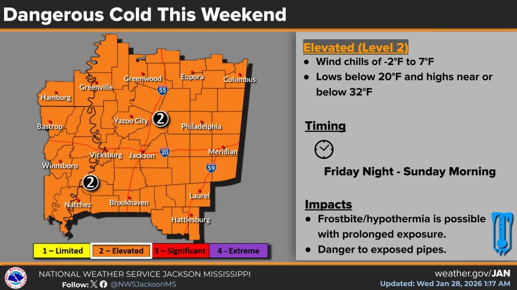 Extreme cold watch issued as freezing temps return