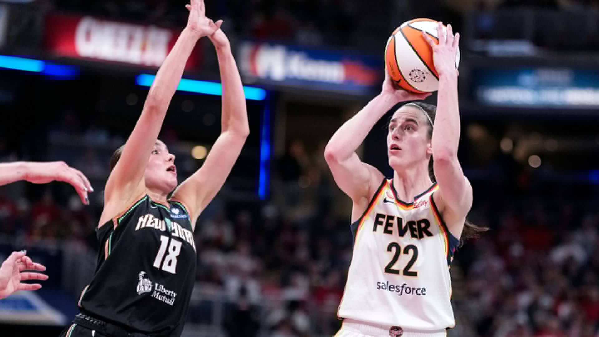 ‘Face of the league’ – Caitlin Clark makes more WNBA history with epic performance and staggering stats in Fever-Liberty