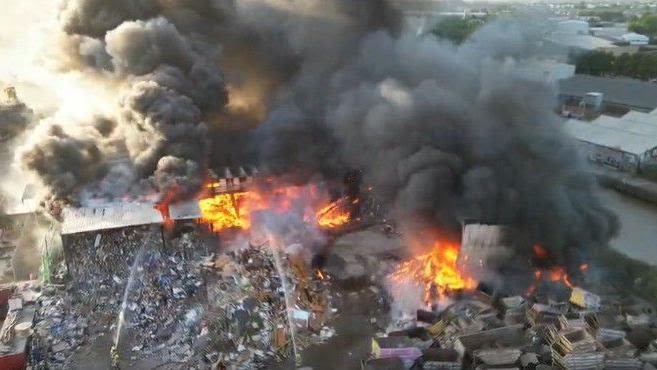 Firefighters making 'good progress' tackling blaze