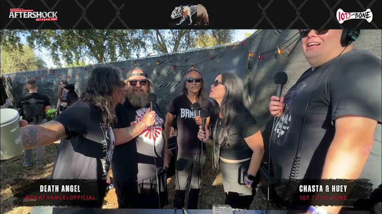 Death Angel on Bay Area Metal, Aftershock Chaos & The Fillmore Takeover | 107.7 The Bone