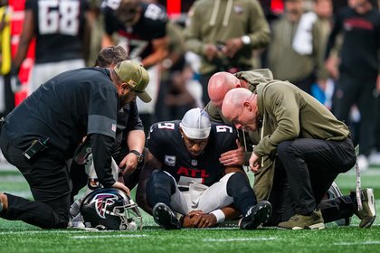 Michael Penix potentially out for the rest of the season following knee injury in Week 11