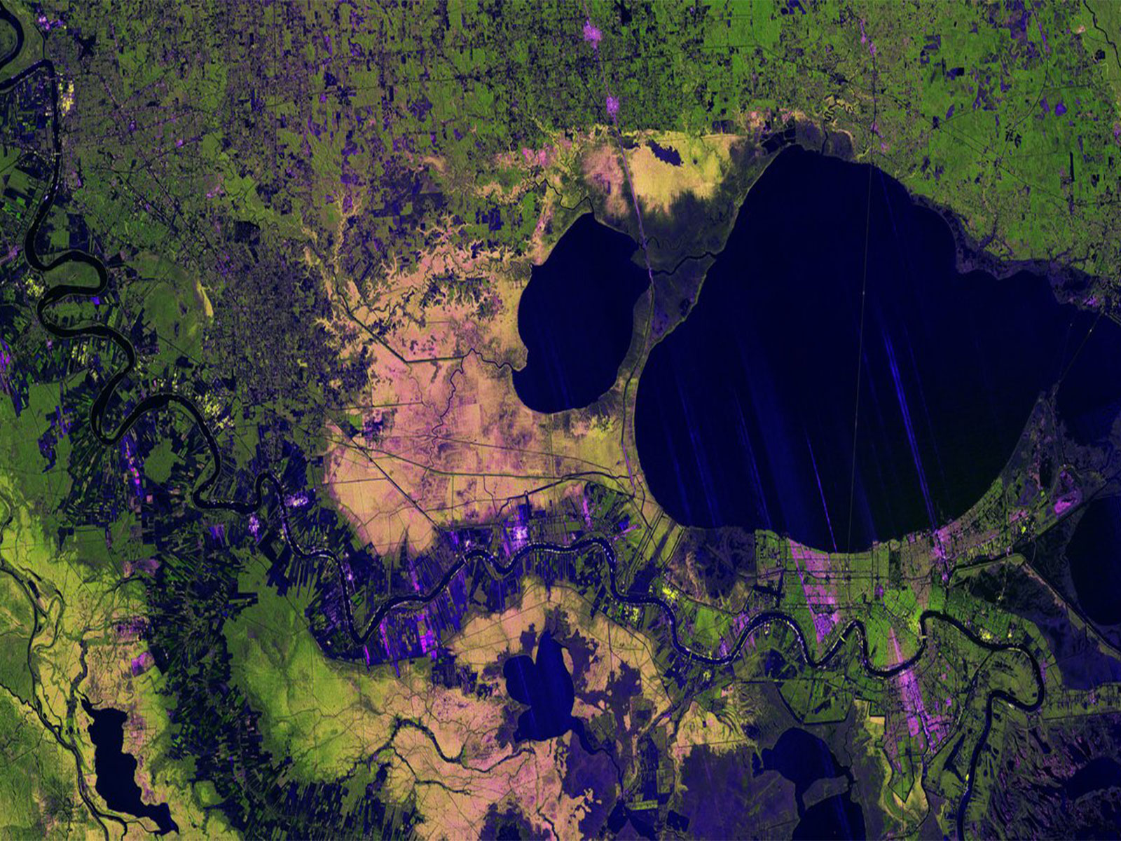 NASA-ISRO Radar Mission Maps Mississippi Delta With Cloud-Piercing Precision