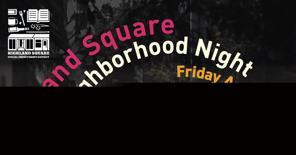 Akron’s Highland Square plans Friday event to promote safety, support local shops
