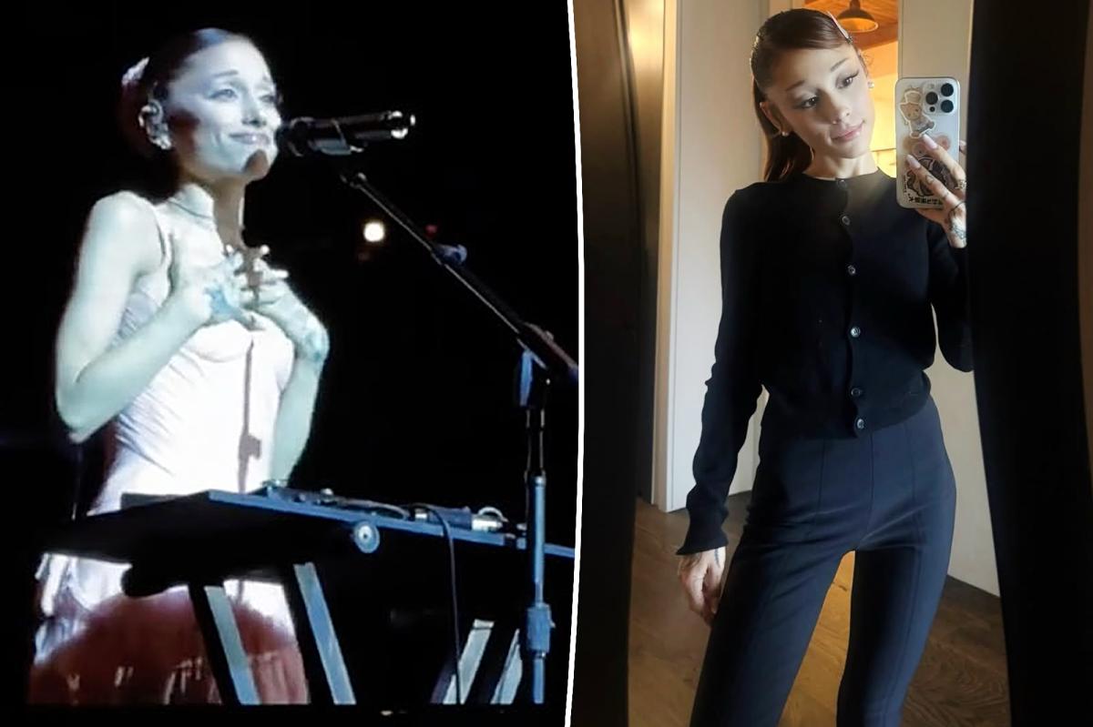 Ariana Grande clarifies ‘step back’ from spotlight in 4-minute speech mid-concert: ‘Can we get a little real?’