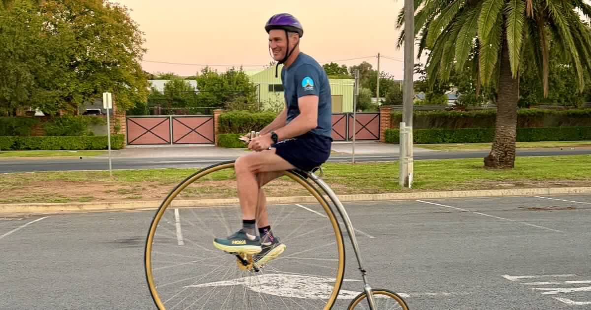 High-wheel heroes: Trekkers swap Kokoda Trail for penny-farthing charity ride