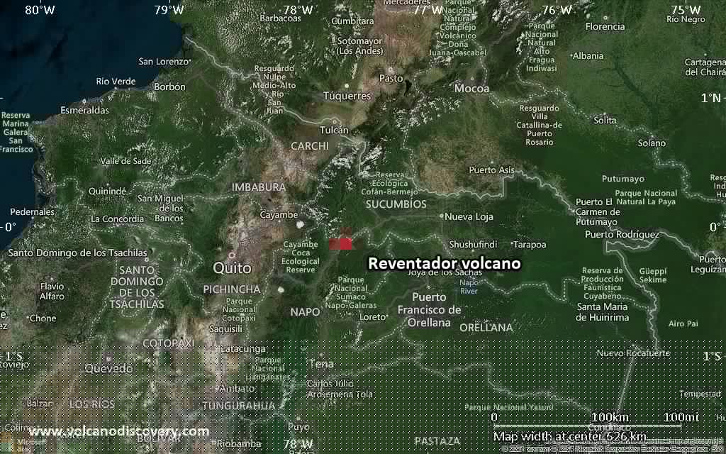 Reventador Volcanic Ash Advisory