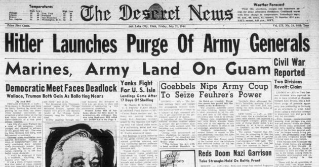 Deseret News archives: Invasion of Guam remembered on this day
